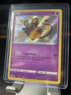 Dedenne SV051/SV122 Holo Rare Shining Fates Shiny Vault Pokemon Card NM CLEAN! - Image 3