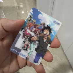 No.125 Luffy Pirates One Piece Gummy Card Bandai - Image 1