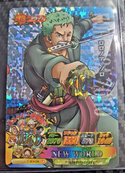 One Piece 2011 BANDAI BERRY MATCH IC ZORO NEW WORLD HOLO VINTAGE CARD - Image 1