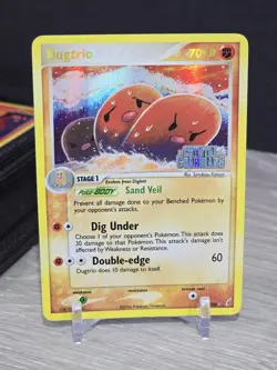 Pokemon Card Dugtrio 5/100 Reverse Holo EX Crystal Guardians 2006 Vintage Rare - Image 3