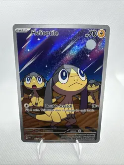 Pokemon Helioptile 143/132 Illustration Rare ME01 Mega Evolution NM - Image 1