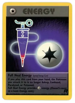 Full Heal Energy 81/82 Team Rocket Pokemon Card - Image 1