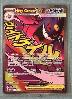 Pokemon Mega Gengar EX 269/217 Mega Art Rare Holo ASC English NM - Image 1