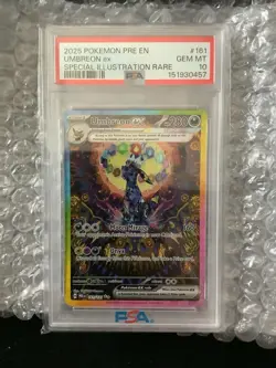 Pokemon Umbreon ex 161/131 SIR Prismatic Evolutions GEM MINT PSA 10 - Image 1