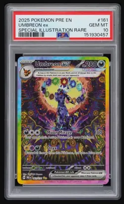 Pokemon Umbreon ex 161/131 SIR Prismatic Evolutions GEM MINT PSA 10 - Image 2