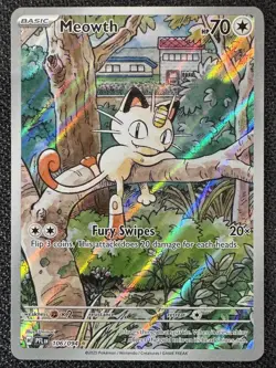 Meowth | Phantasmal Flames | 106/094 NM | Illustration Rare | Pokemon TCG - Image 1