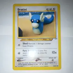 Pokemon TCG Dratini 63/105 Neo Destiny Common Unlimited English Regular 40 HP - Image 1