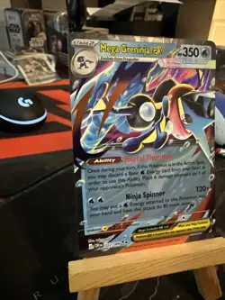 Pokemon TCG Mega Greninja ex - 022/086 - ME04: Chaos Rising - Quantity - Image 2