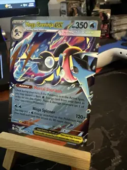 Pokemon TCG Mega Greninja ex - 022/086 - ME04: Chaos Rising - Quantity - Image 3