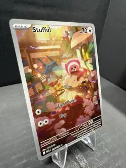 Stufful 154/132 Me01: Mega Evolution Holo Illustration Rare Pokemon Near Mint - Image 2