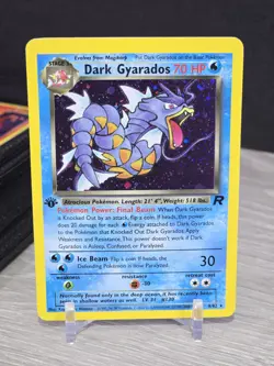 Pokemon Dark Gyarados Holo Rare 1st Edition 8/82 Team Rocket WOTC 2000 LP+/NM - Image 3