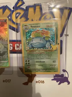 Pokemon TCG Venusaur Holo Rare Card 15/102 Celebrations 25th Anniversary - Image 1