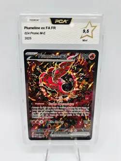 PCA 9,5 Carte Pokemon Plumeline ex 024 MEP Black Star Promos 2025 - Image 2
