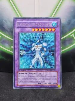 Yugioh Elemental Hero Aqua Neos DP03-EN012 Rare 1st Edition NM - Image 1