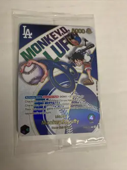 Bandai Namco One Piece CCG Leader Card Monkey D. Luffy LA Dodgers - Image 3