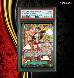 CARTA ONE PIECE JEWELRY BONNEY ST02-007 MOSAIC PSA 10 JAP - Image 1
