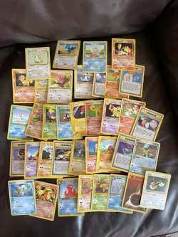 Pokemon 100 Card Bulk Lot Common Uncommon Vintage And New Cards Mixed No Energy - Image 1