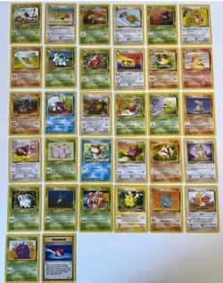 Vintage Pokemon Cards Bundle Jungle Set Part Complete Job Lot 1999 WOTC - Image 1