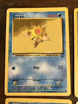 Staryu & Starmie Pokemon Card Lot 6 Cards Vintage Retro ❤ Send Me Offers! ❤ - Image 2