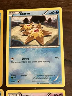 Staryu & Starmie Pokemon Card Lot 6 Cards Vintage Retro ❤ Send Me Offers! ❤ - Image 4