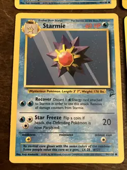 Staryu & Starmie Pokemon Card Lot 6 Cards Vintage Retro ❤ Send Me Offers! ❤ - Image 5