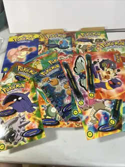 Vintage Pokemon Atrapalos Ya Card Lot Spanish Meowth Psyduck Hitmonchan - Image 3