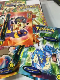 Vintage Pokemon Atrapalos Ya Card Lot Spanish Meowth Psyduck Hitmonchan - Image 4