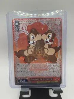 Chip & Dale Gold Stamp - Weiss Schwarz Disney 100 Dds/S104-059SP SP - Image 1