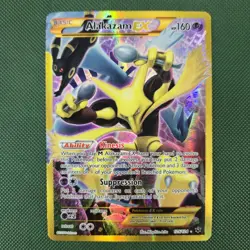 MP Alakazam 125/124 EX Ultra Secret Rare Full Art 2016 Nintendo Pokemon Card - Image 1