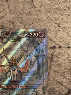 Pokemon Card Zacian V GG48/GG70 Galarian Gallery Crown Zenith Near Mint - Image 5