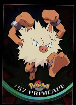 Pokemon Card - Topps Blue Logo TV Animation Edition Primeape #57 Foil - Image 1