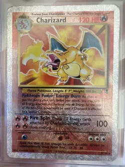 Pokemon TCG Charizard Legendary Collection Reverse Holo Rare Card 3/110 Ungraded - Image 3
