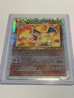 Pokemon TCG Charizard Legendary Collection Reverse Holo Rare Card 3/110 Ungraded - Image 5