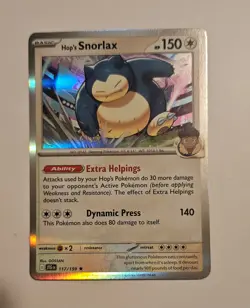 Snorlax - 117/159 - Journey Together - Holo Rare - NM/M - Pokemon Card - Image 1
