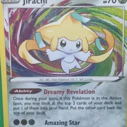 Pokemon TCG Jirachi Vivid Voltage 119/185 Amazing Rare Card 2020 Near Mint Holo - Image 2