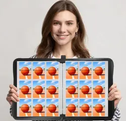 Trading Card Binder, 900 Pockets Album Folder With 50 Top-Loading Page Sleeve... - Image 2