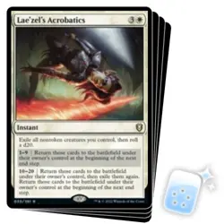 LAE'ZEL'S ACROBATICS X4 Commander Legends: Battle For Baldur's Gate Magic MTG - Image 1