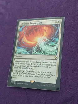 Ultimate Magic: Holy (Surge Foil) #32 (NM) Final Fantasy FIC Magic MTG - Image 2