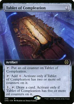 Tablet of Compleation Foil (398) Extended Art Phyrexia: All Will Be One ONE MTG - Image 1
