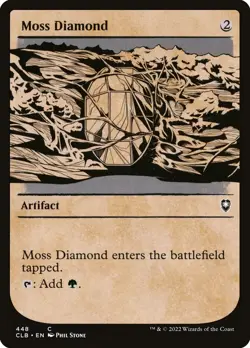 Moss Diamond Foil (448) Showcase Battle for Baldur's Gate CLB MTG Magic - Image 1