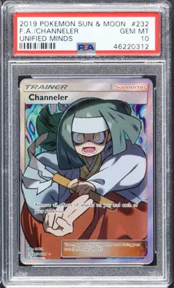Channeler #232 2019 Pokemon Sun & Moon Unified Minds PSA 10 - Image 1