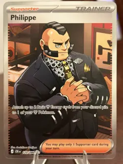 Pokemon TCG Philippe 110/086 Trainer Supporter - Chaos Rising CR1en English - Image 1