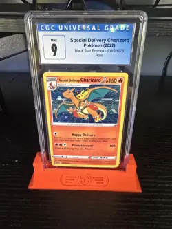 CGC 9 Special Delivery Charizard Pokemon 2022 Black Star Promo SWSH075 Holo PCP - Image 1