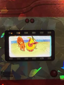 Pokemon 35mm Film Cell FSA Cracked Ice Holder Featuring Eevee And Flareon - Image 2