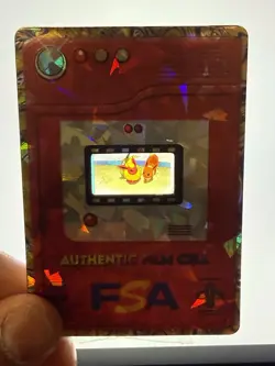 Pokemon 35mm Film Cell FSA Cracked Ice Holder Featuring Eevee And Flareon - Image 3