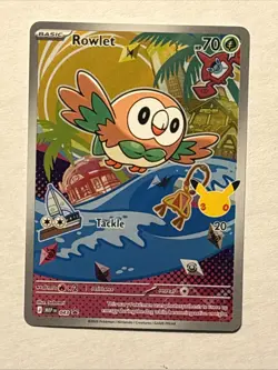 Pokemon Rowlet 043 Litten 044 Popplio 045 First Partner Illustration Promo NM - Image 3