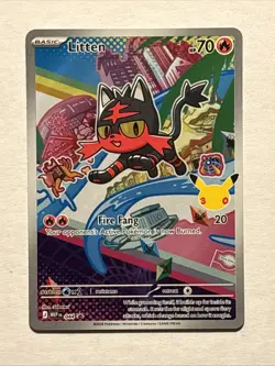 Pokemon Rowlet 043 Litten 044 Popplio 045 First Partner Illustration Promo NM - Image 5