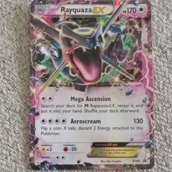 Pokemon TCG Rayquaza EX (Shiny) Holo Promo XY69/XY HP 170 2015 English - Image 1