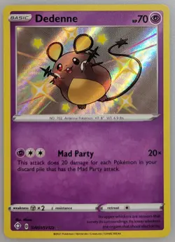 Dedenne SV051/SV122 Pokemon Shining Fates: Shiny Vault Holo NM - Image 1