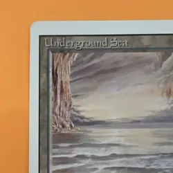Magic the Gathering Underground Sea Revised Edition Dual Land LP - Image 2